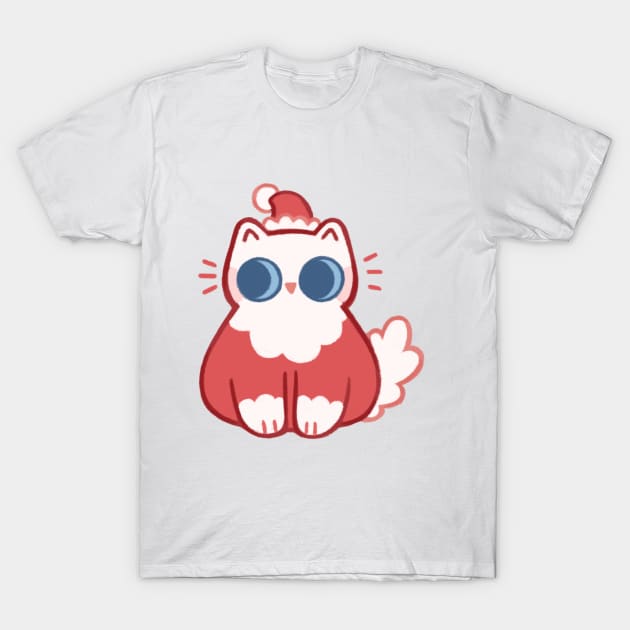 Santa Cat T-Shirt by Niamh Smith Illustrations